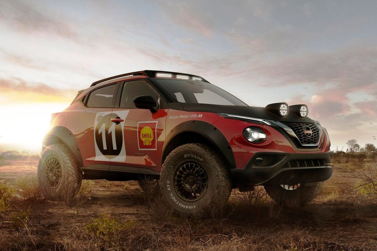 Pôvabný koncept Nissan Rally Tribute je...
