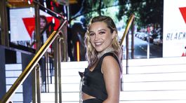 Herečka Florence Pugh na londýnskej premiére...