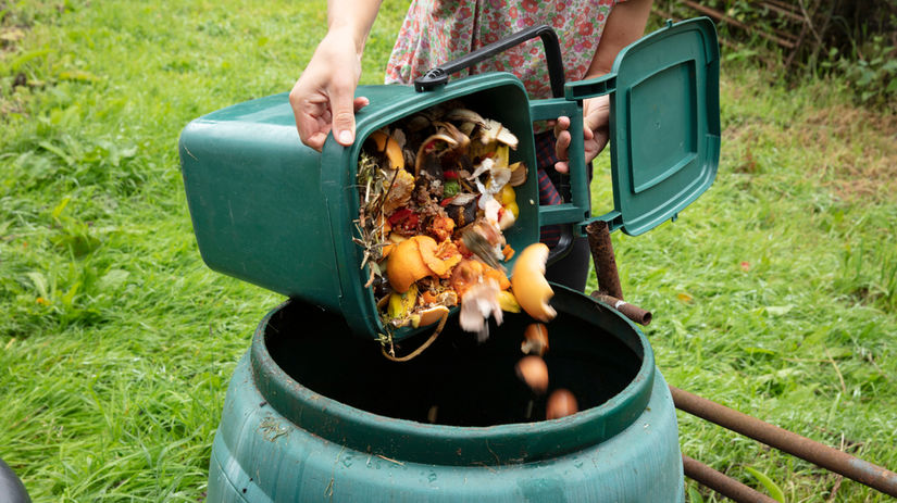 kompost, záhrada, kompostér, pôda, odpad