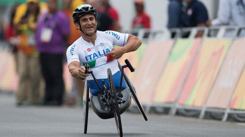 Brazília PH2016 Rio Cyklistika Zanardi zlato...