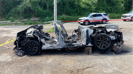 Tesla S Plaid, požiar