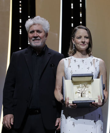 Jodie Fosterová si prevzala čestnú Zlatú palmu....