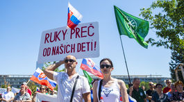 Bratislava, koronavírus, očkovanie, protest