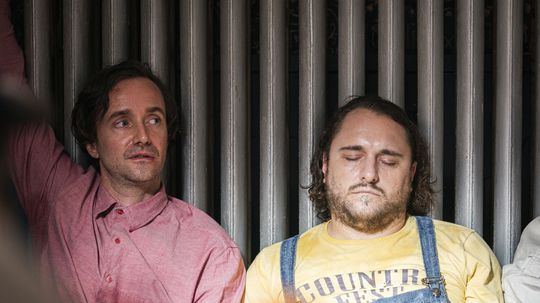 Záber z nakrúcania filmu Villa Lucia.