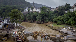 Nemecko, počasie, záplavy