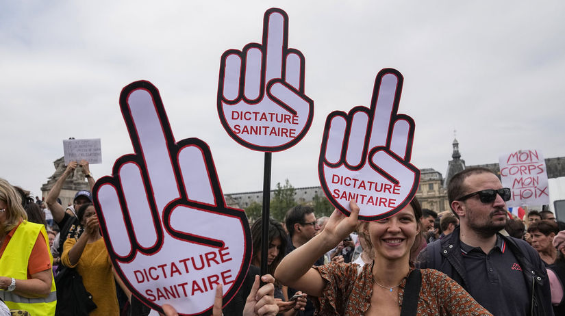 koronavírus, protesty, Francúzsko