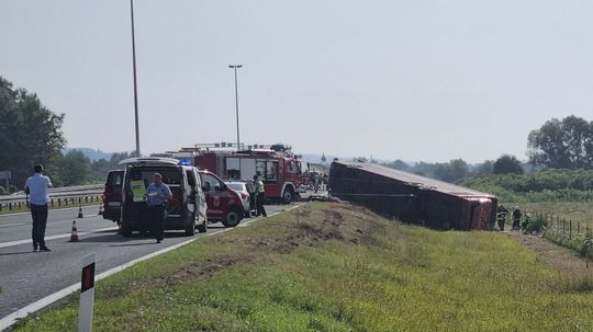 Príčinou smrteľnej nehody autobusu v Chorvátsku bolo, že vodič zaspal