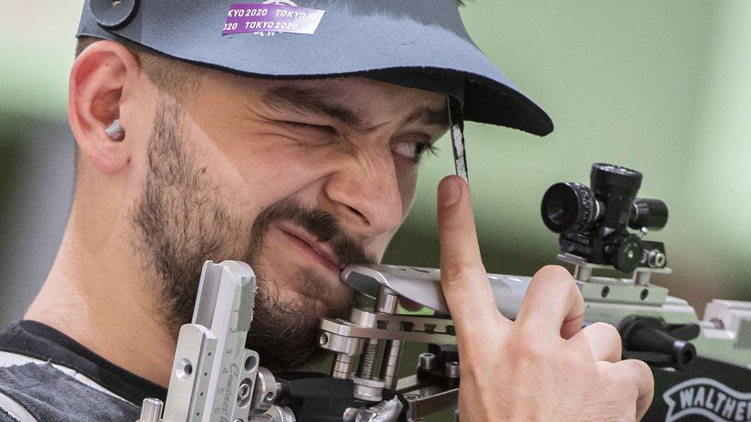 Slovenský športový strelec Patrik Jány počas...