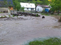 Valaská Belá povodne