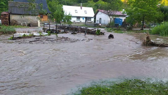 Bleskové povodne spôsobili vo Valaskej Belej státisícové škody