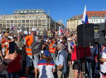 protest proti zvýhodňovaniu očkovaných, Prezidentský palác