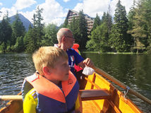 Lod Strbske pleso