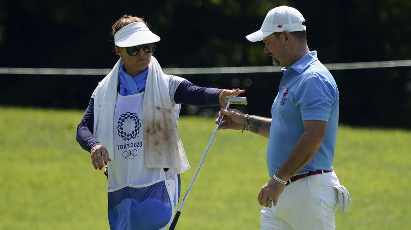 Rory Sabbatini a jeho manželka Martina...