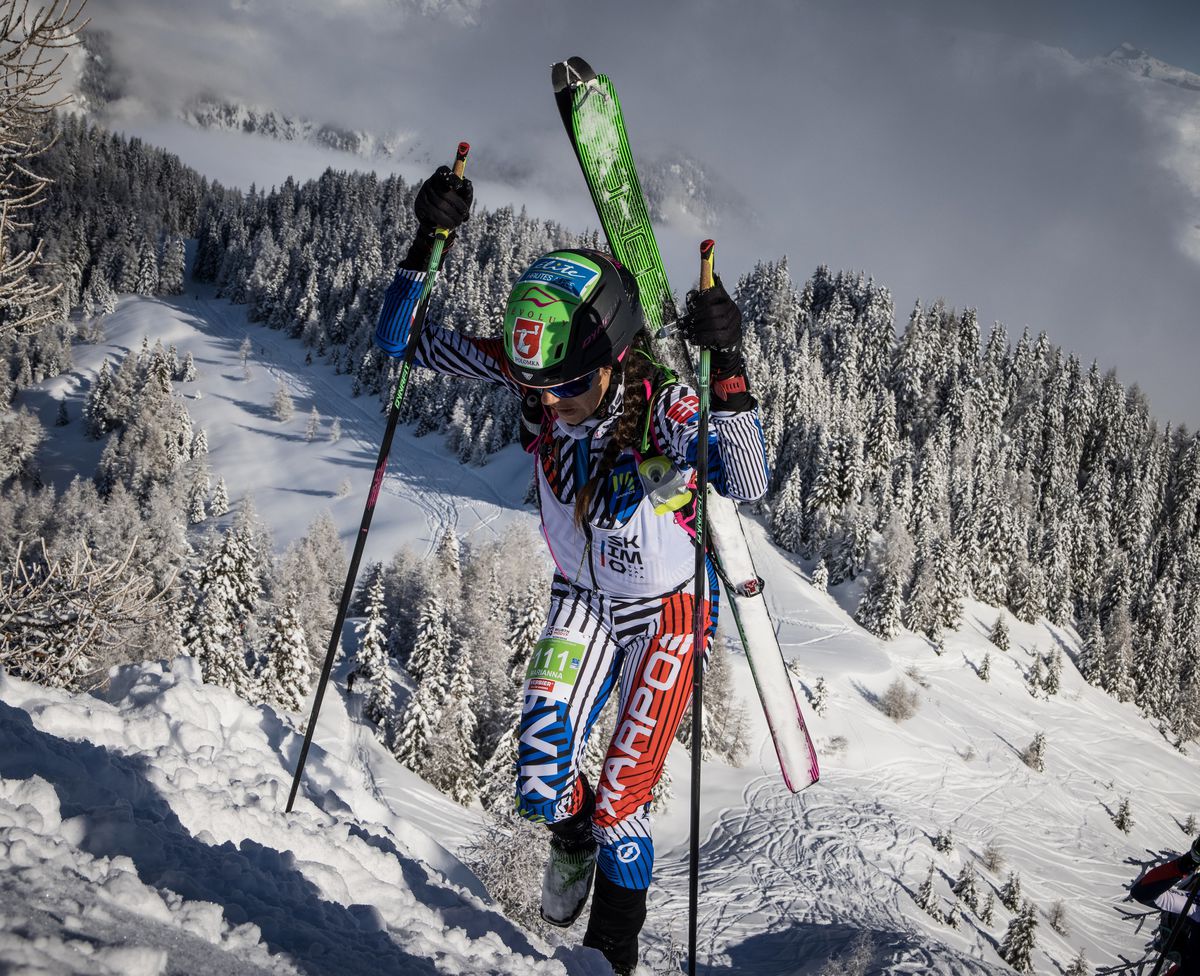 Marianna Jagerčíková počas pretekov Svetového...