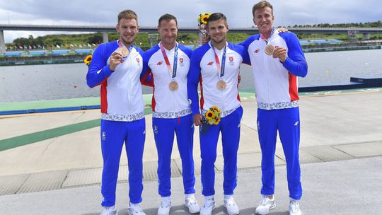 Japonsko OH2020 SR Kanoistika K4 finále 500 m...