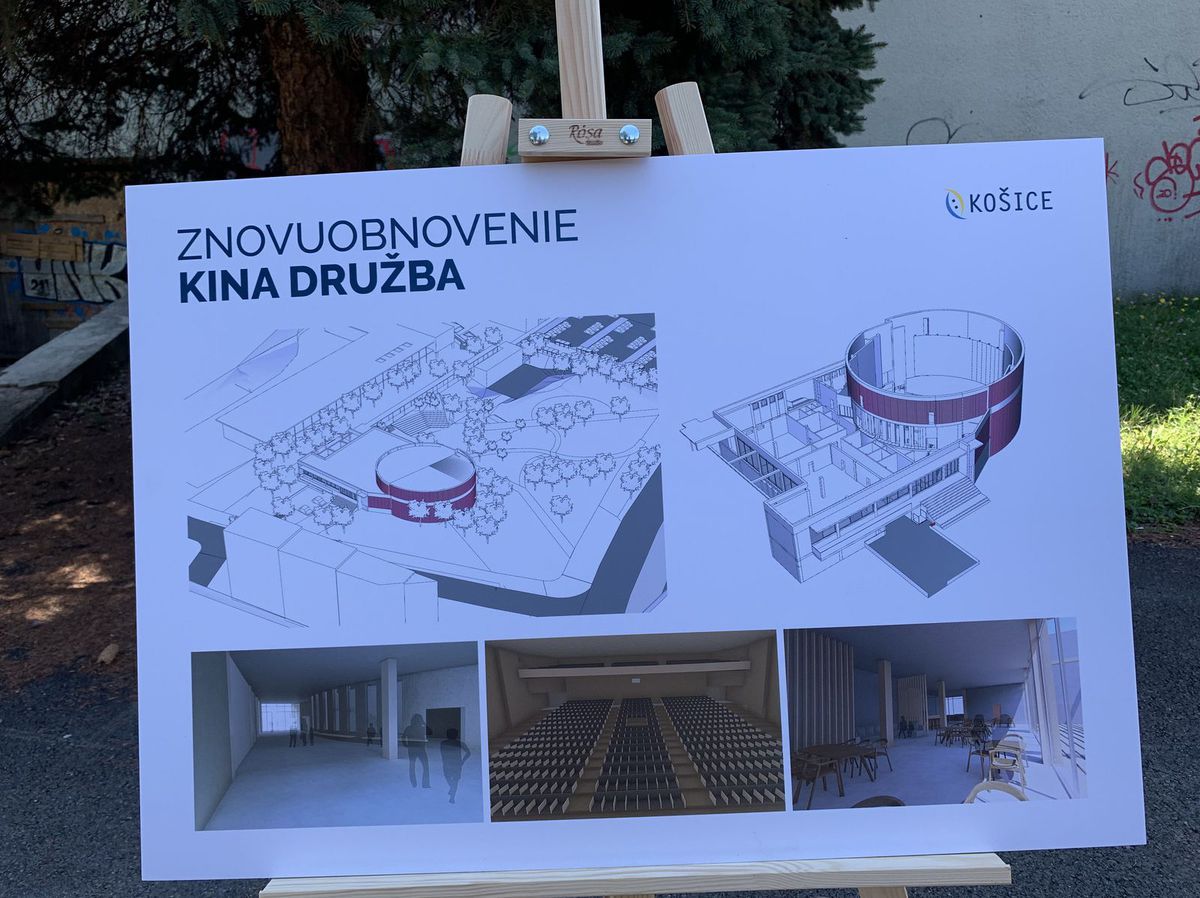 Kino Družba, vizualizácia