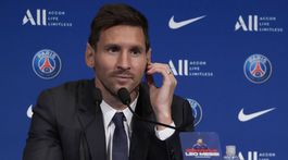 Francúzsko Futbal PSG Lionel Messi predstavenie TK