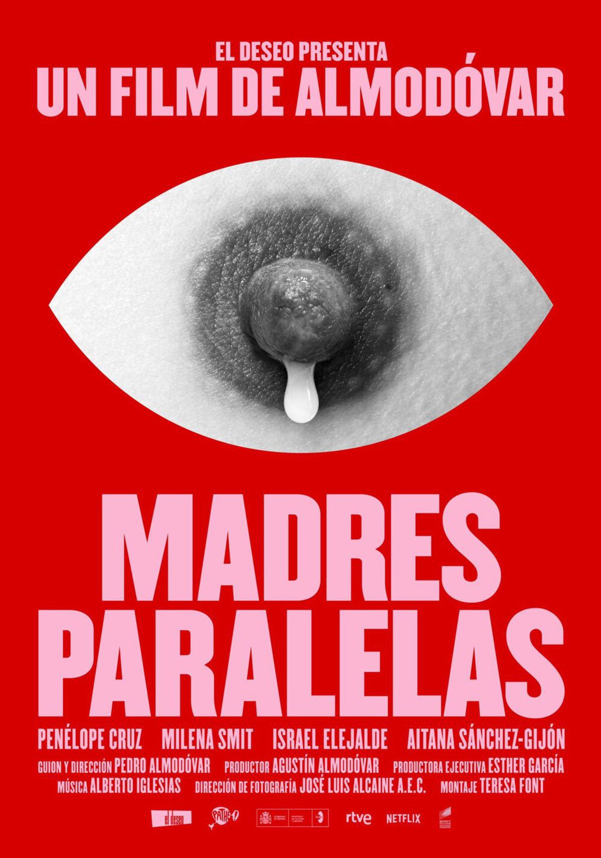 Plagát k filmu Madres paralelas (2021).