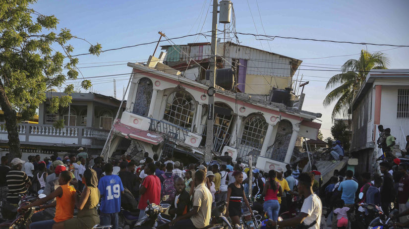 Haiti / Les Cayes / Zemetrasenie /