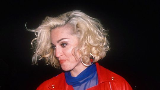 Speváčka Madonna na zábere z roku 1989. Je...