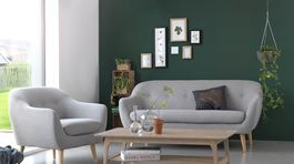 JYSK Sofa EGEDAL 2.5 Seater Light Grey pound399.99 And Armchair pound249.99