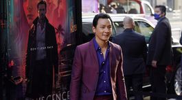 Herec Daniel Wu na premiére snímky Reminiscence.