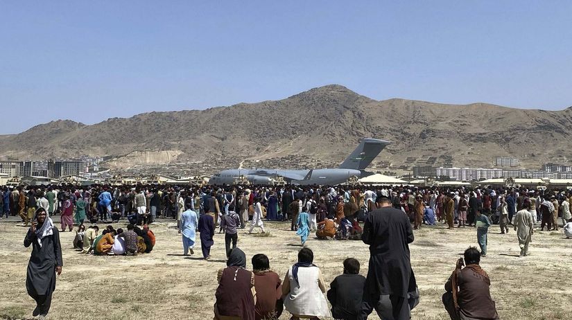 Afganistan Taliban Kábul dobytie letisko USA...