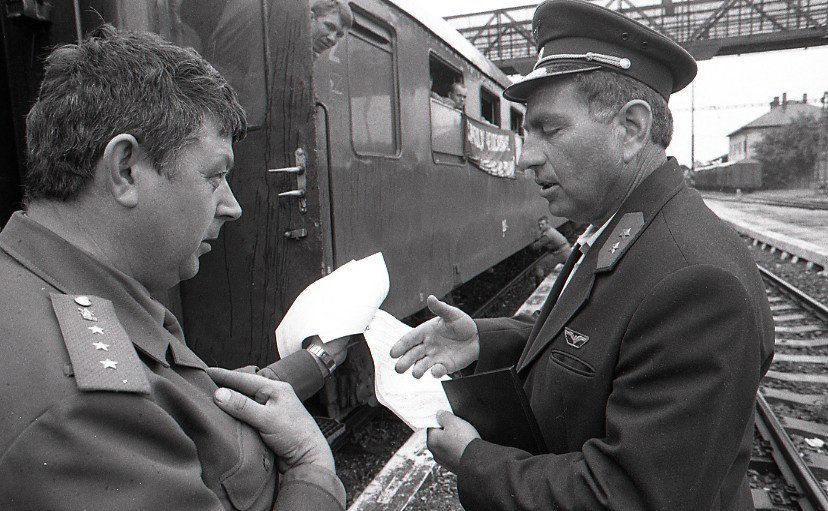 Odchod posledného sovietskeho transportu z...