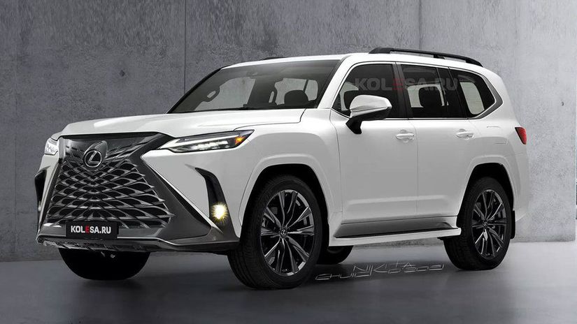 Takto si nový Lexus LX predstavuje ruský web...