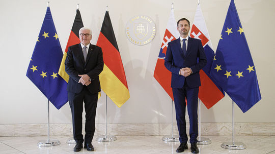 Heger po stretnutí so Steinmeierom: Vzťahy medzi SR a Nemeckom sú priateľské a otvorené