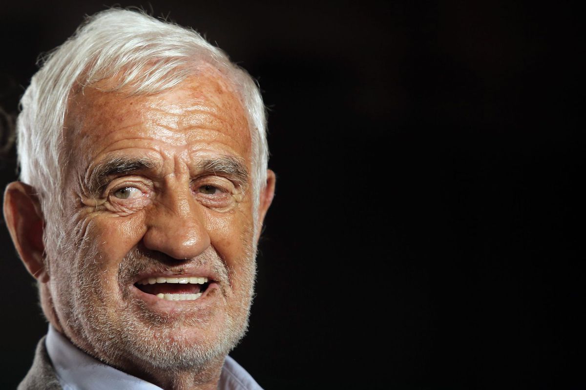 Na snímke z októbra 2013 Jean-Paul Belmondo...