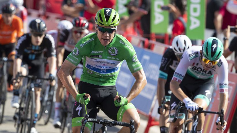 Fabio Jakobsen na Vuelte 2021.