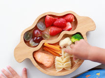 dieťa, strava, zdravá strava, tanier, zelenina