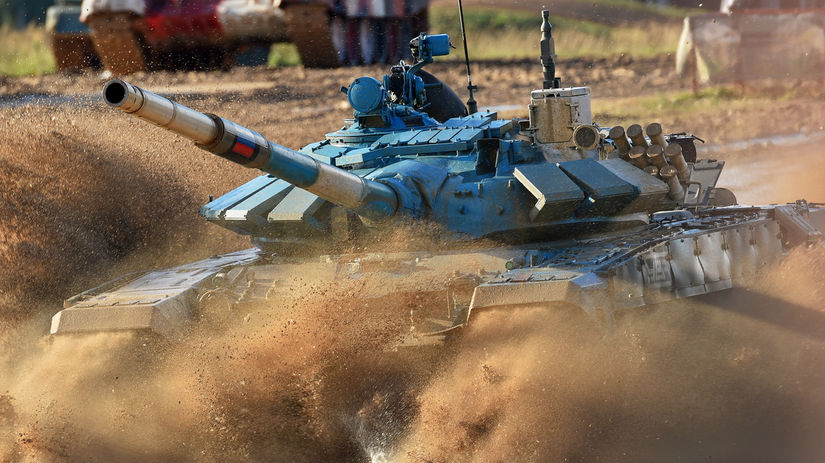 Rusko, tankový biatlon