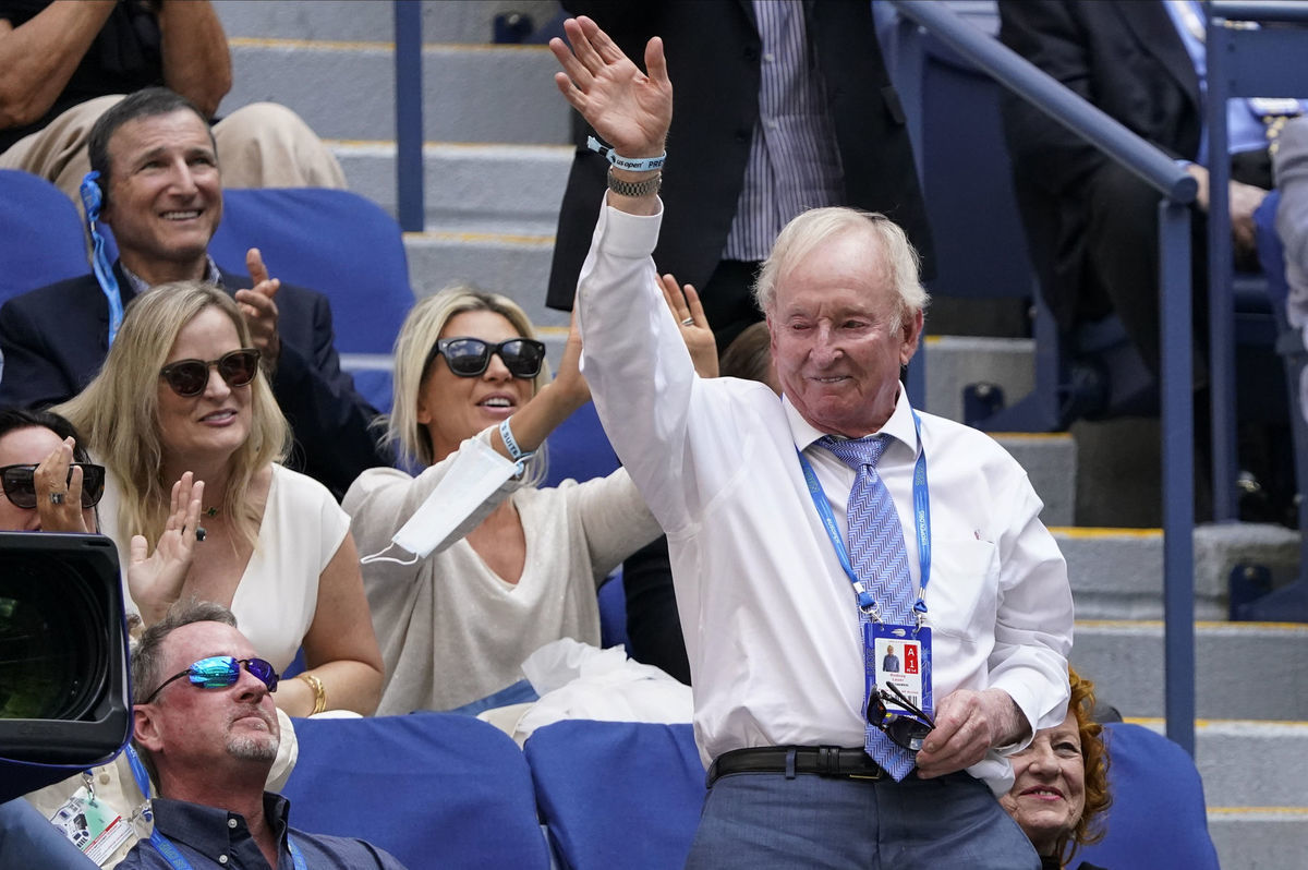 Rod Laver na US Open.