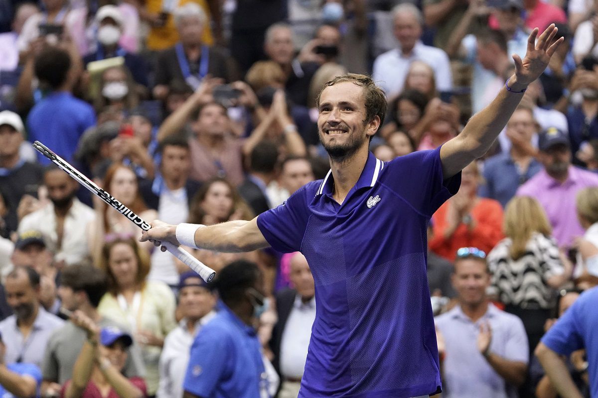 Daniil Medvedev po prvom grandslamovom triumfe...