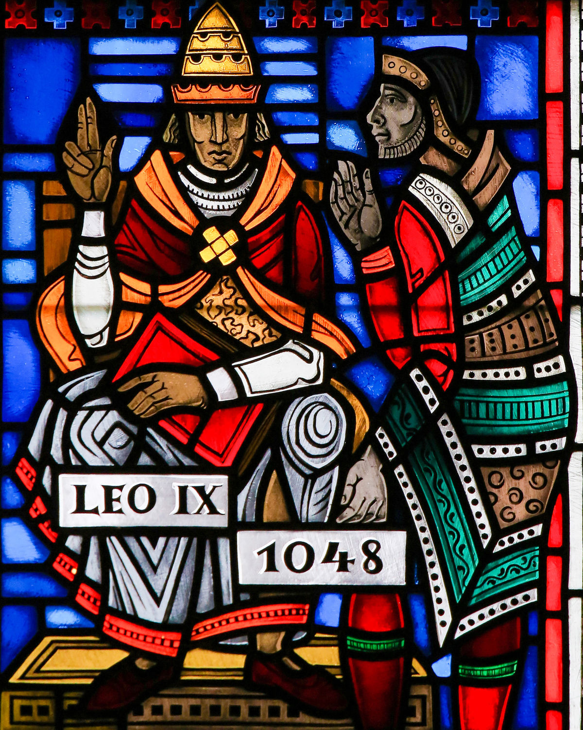 sklo, pápež Lev IX.