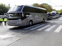 SR doprava blokáda autobusy ÚV protest DPB BAX