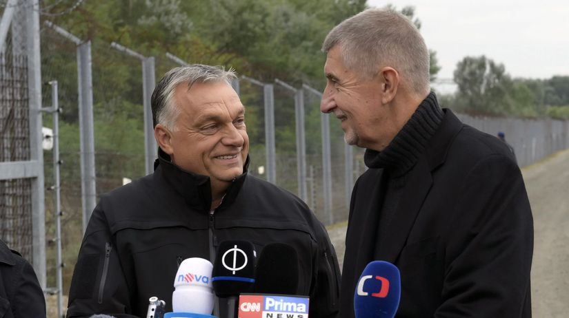 Maďarsko ČR Orbán Babiš hranice Srbsko Afganci