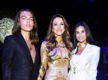 Damian Hurley;Elizabeth Hurley;Demi Moore
