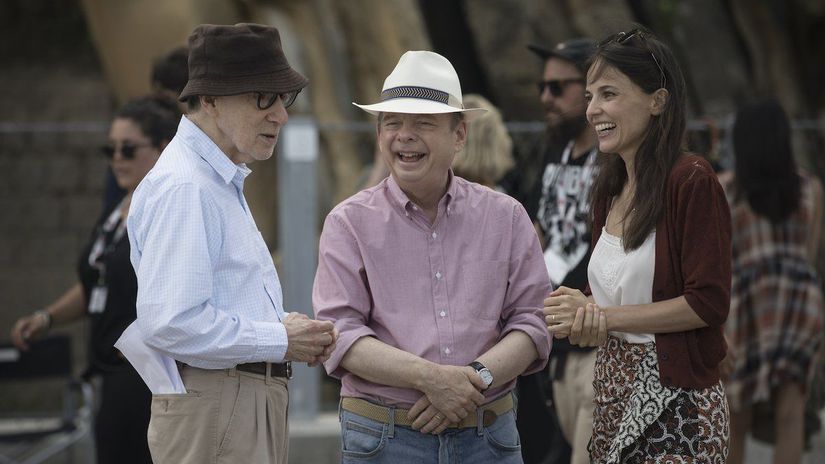 Woody Allen pri nakrúcaní svojho najnovšieho...