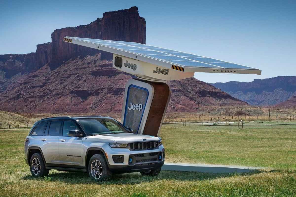 The solar charger should be a Jeep solution as ...