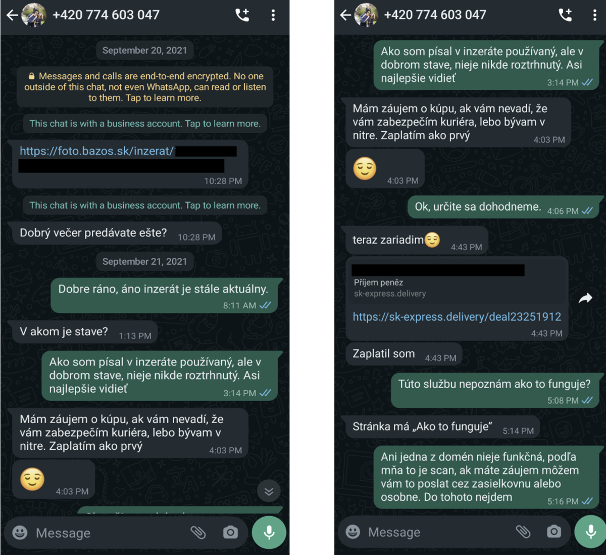 Podvodné praktiky cez inzertný server Bazoš.