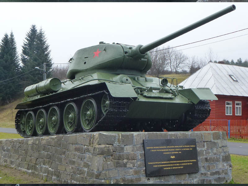 Tank T-34, ktorý Kalinovu zapožičal Vojenský...