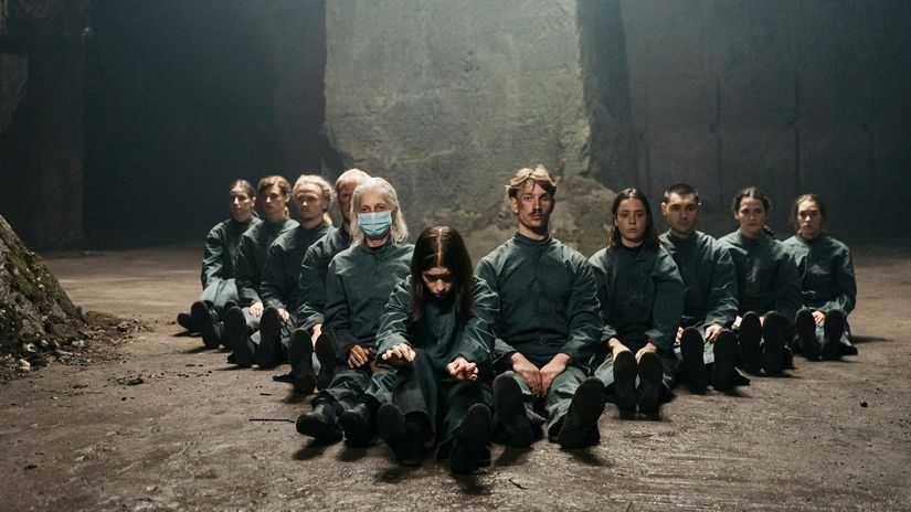 Z nakrúcania filmu Bunker.
