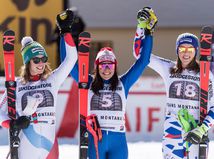 Michelle Gisinová, Federica Brignoneová, Petra Vlhová