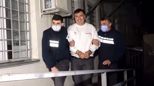Saakašvili pre protestnú hladovku schudol vo väzení už 12 kilogramov