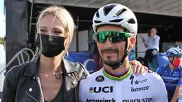 Julian Alaphilippe a Marion Rousseová.