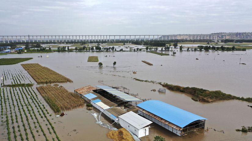 záplavy, čína