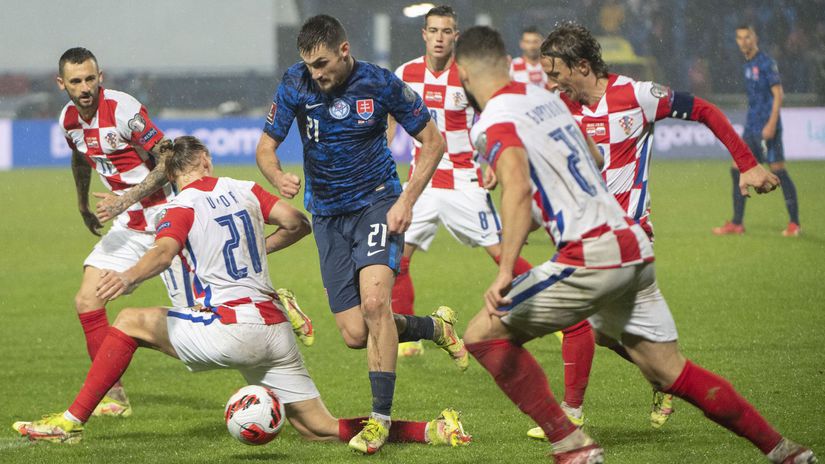 Chorvátsko SR futbal kvalifikácia MS 2022...